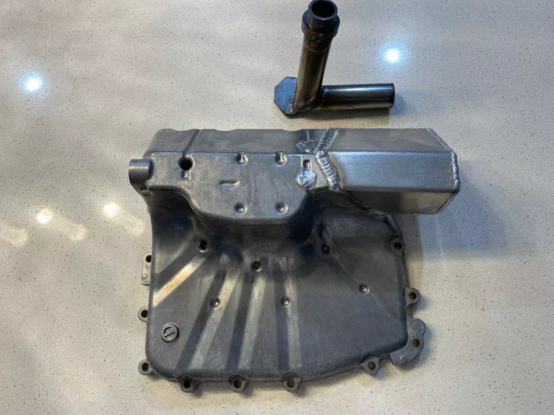 09-26 ZX6 Extended Oil Pan and Pickup Modification