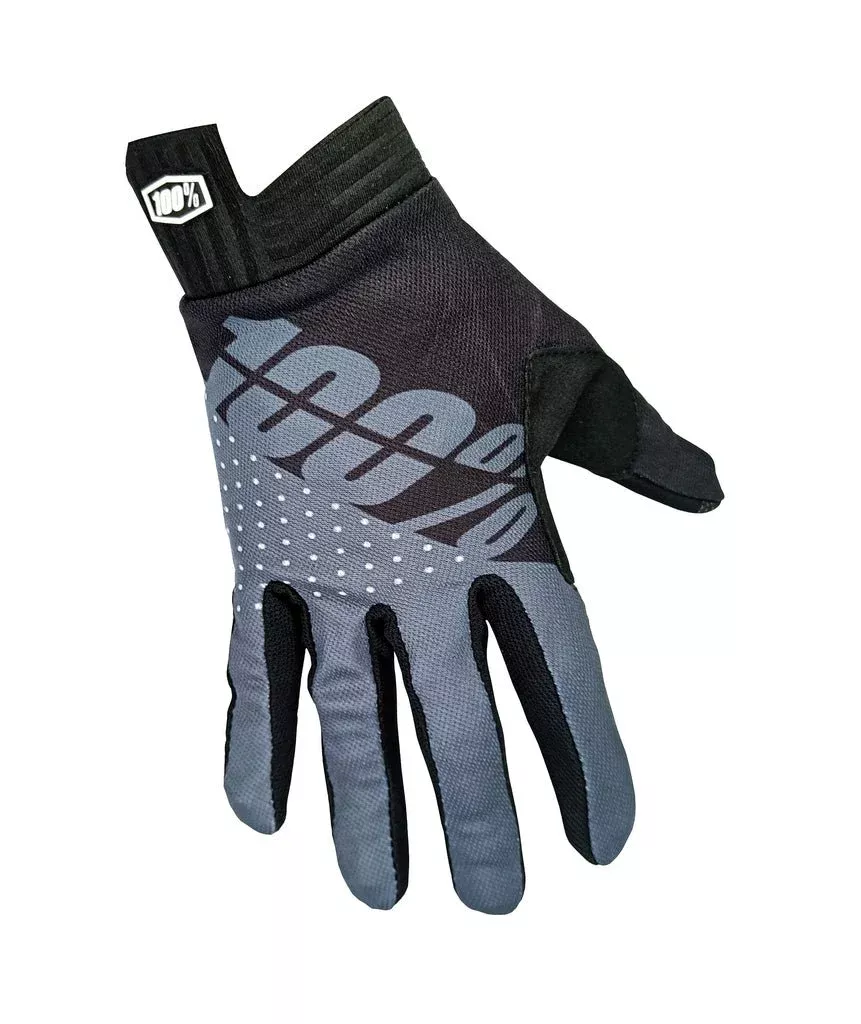 100% ITRACK GLOVES BLACKED