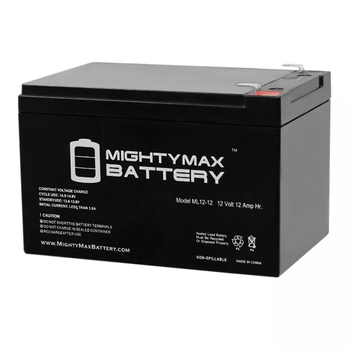12 V 12 AH Sealed Lead Acid (Pair)