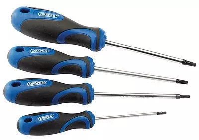 4-Piece Soft Grip Tx-Star Torx Screwdriver Set