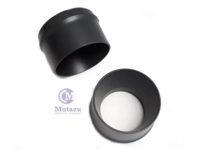 4″ Replacement Megaphone Black End Tips Caps
