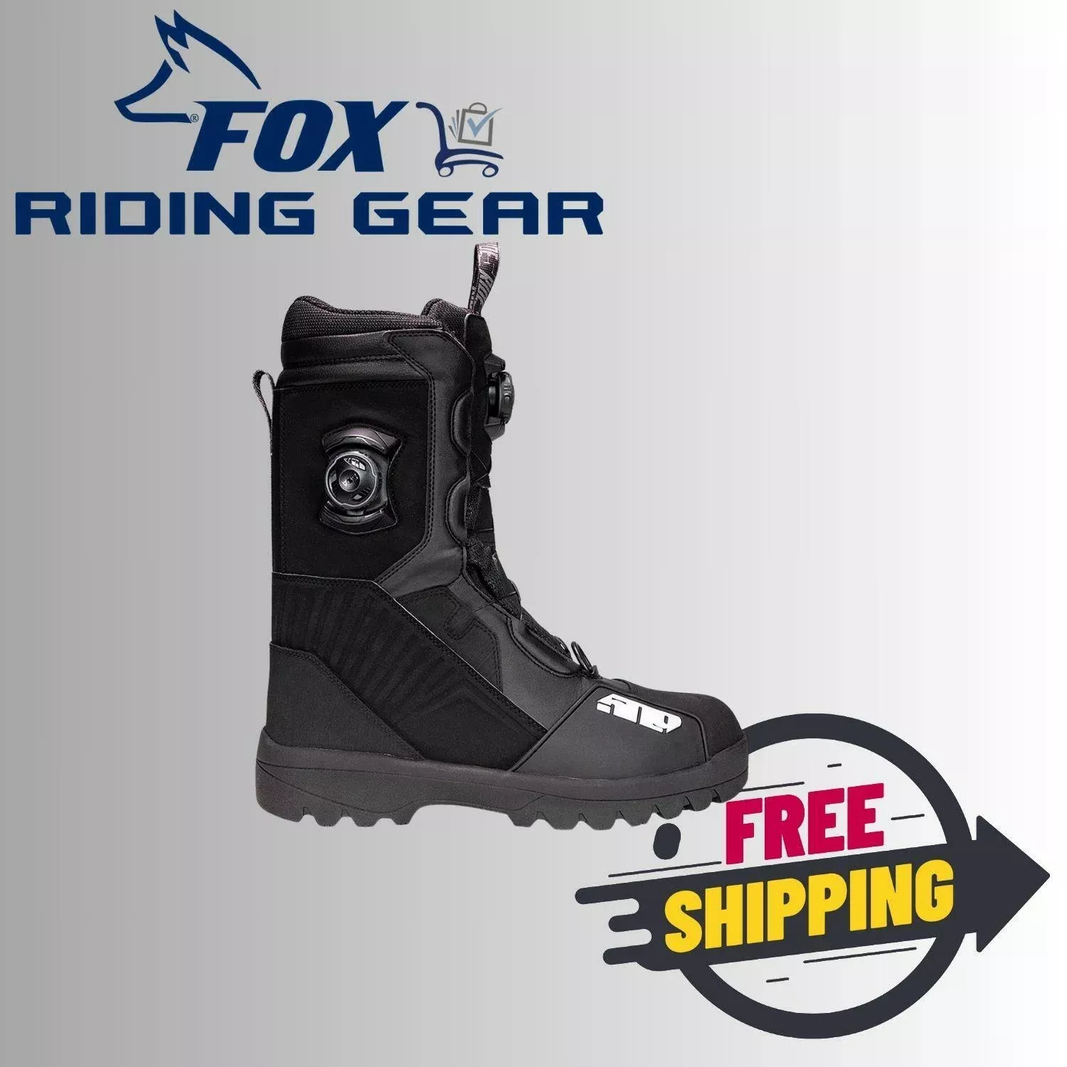 509 Raid Double Boa Snowmobile Boot (Black Ops - Size 9) - Open Box