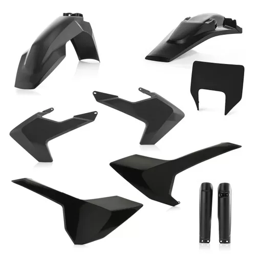 Acerbis Full Plastic Kit (Black) HQV FE/TE 17-19