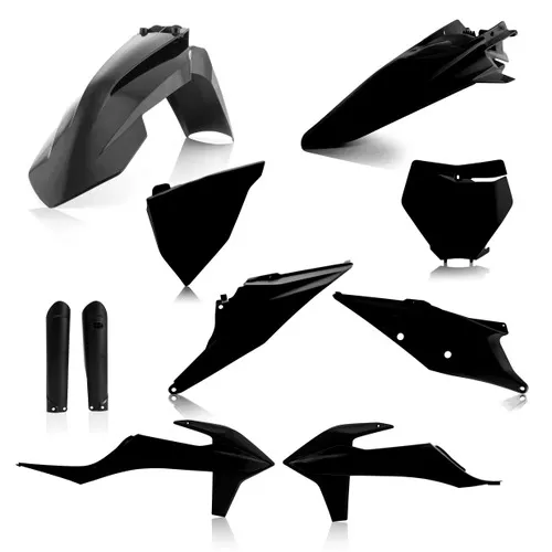 Acerbis Full Plastic Kit (Black) KTM SX/XC 19-22