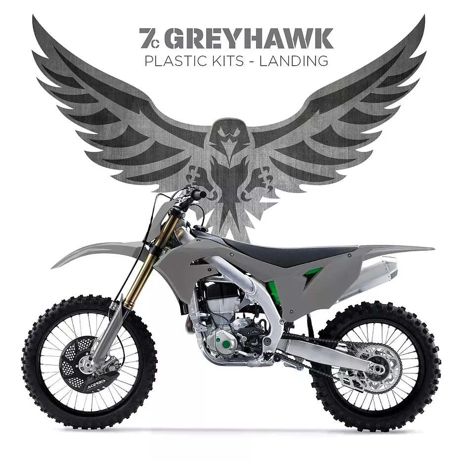 Acerbis Full Plastic Kit (Gray) KX450F 19-22