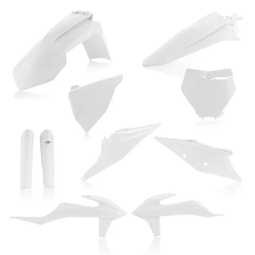 Acerbis Full Plastic Kit (White) KTM SX/XC 19-22