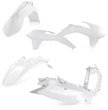 Acerbis Plastic Kit (White) XC-W/EXC-F 14-16
