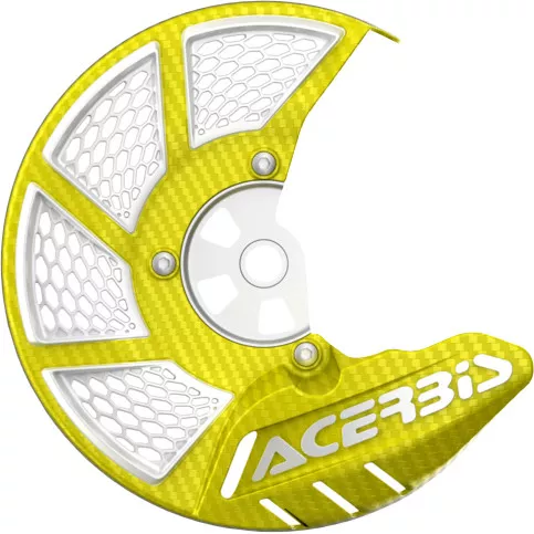 Acerbis X-Brake Vented Disc Cover (Yellow/White)