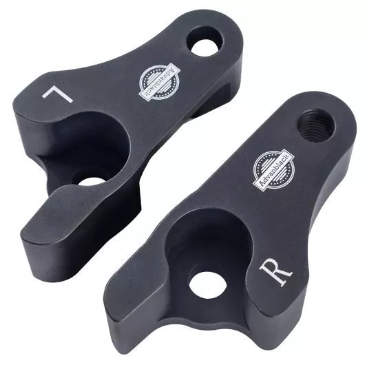Advanblack 2" Lowering Blocks Kit 2009-2025 Harley Touring