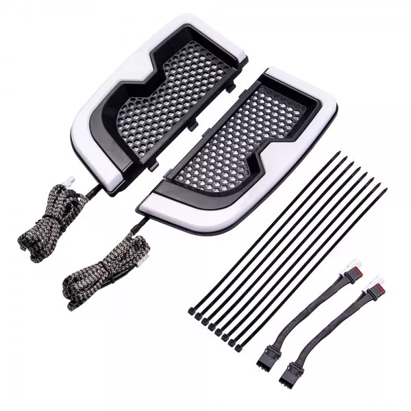 Advanblack Lower Fairings Switchback Flare LED Lights with Grills