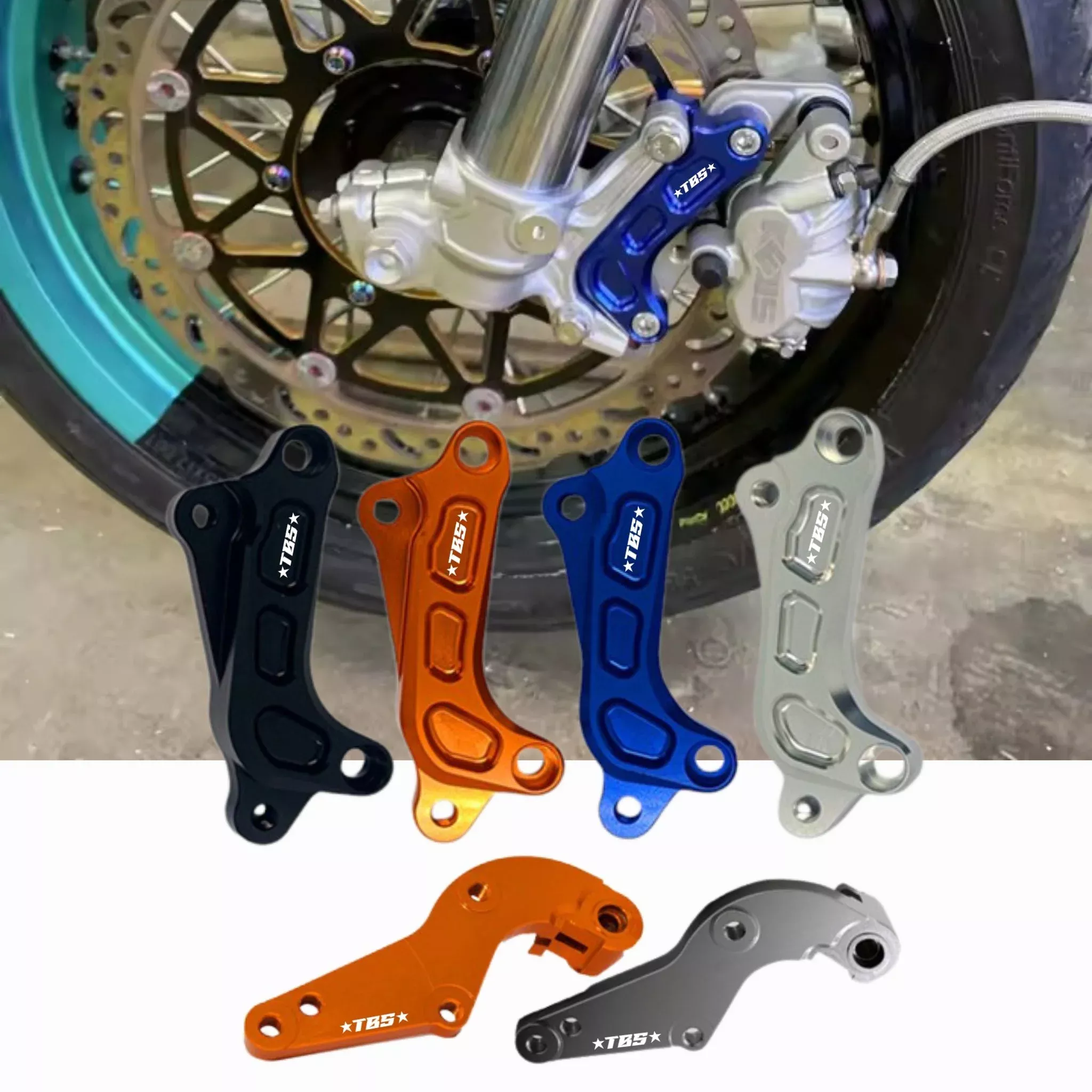 ANODIZED BRAKE CALIPER BRACKET 320MM