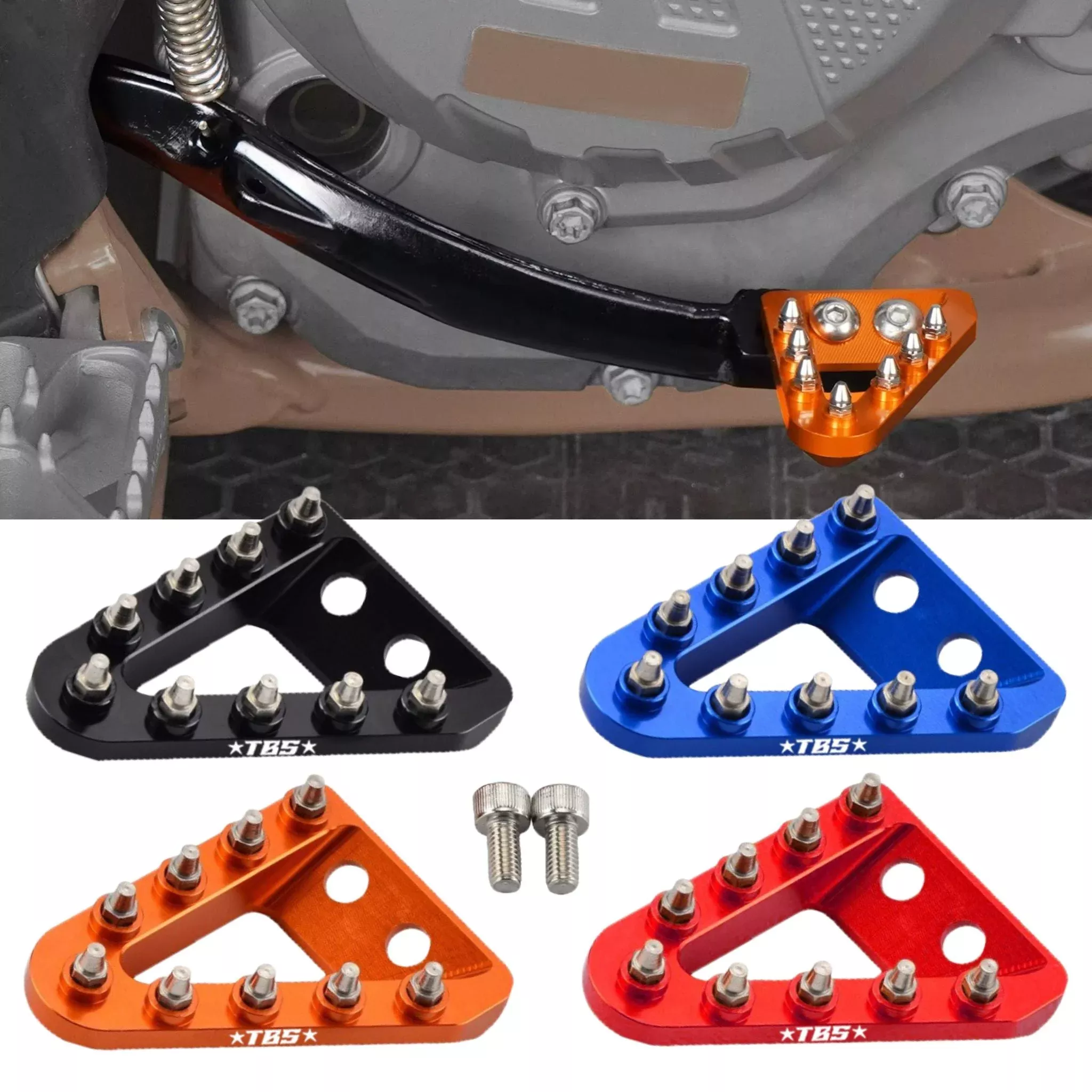 ANODIZED BRAKE PEDALS 2.0