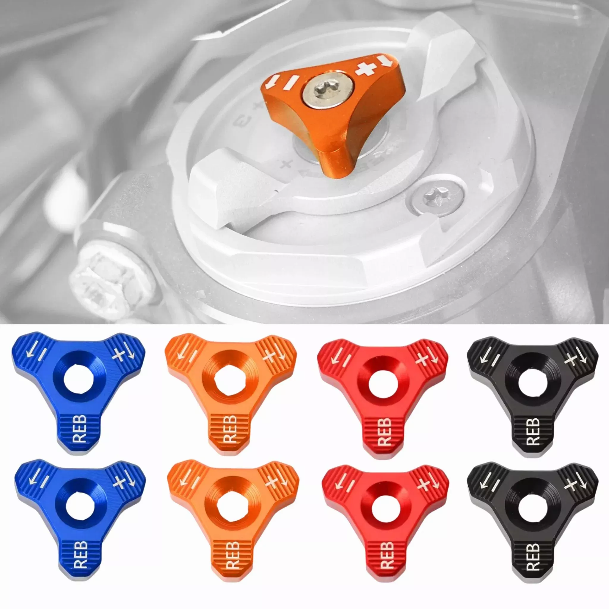 ANODIZED FORK ADJUSTMENT SCREWS