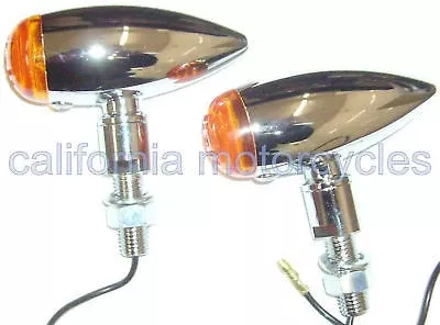 Approved Chrome Mini Bullet Turn Signals