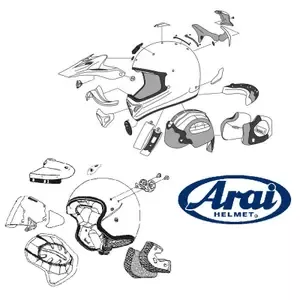 AraiMotorcycle helmet chin strap X