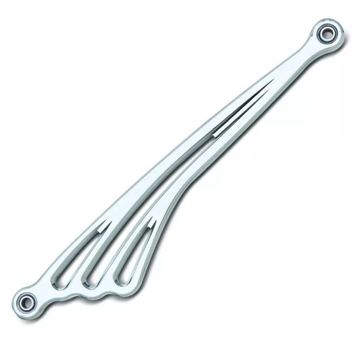 Arlen Ness Deep Cut Flat Shifter Rod Chrome