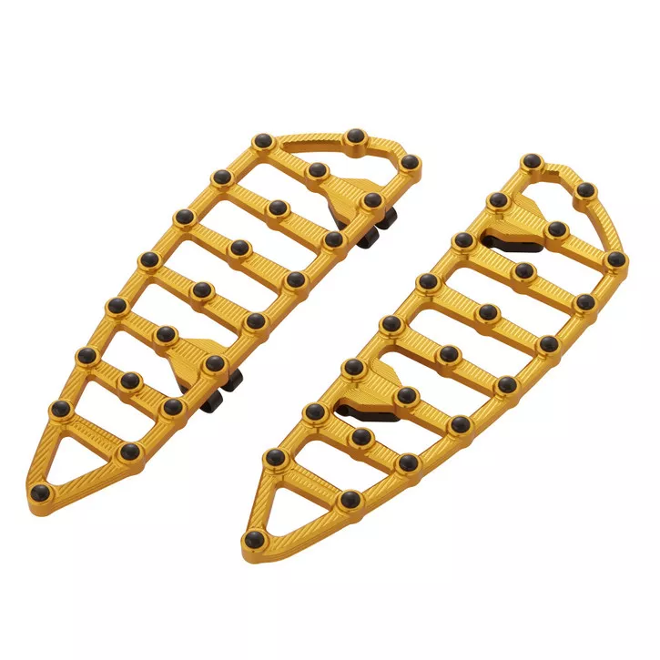 Arlen Ness MX Driver Floorboards Gold