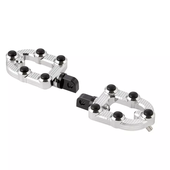 Arlen Ness MX Footpegs Chrome