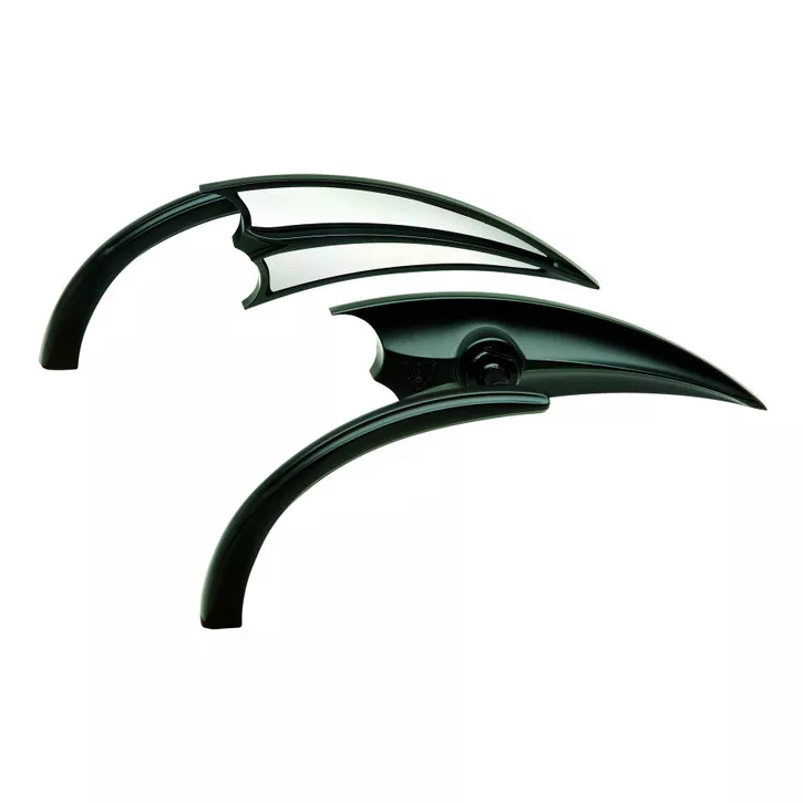 Arlen Ness Scoop Micro Mirror Black