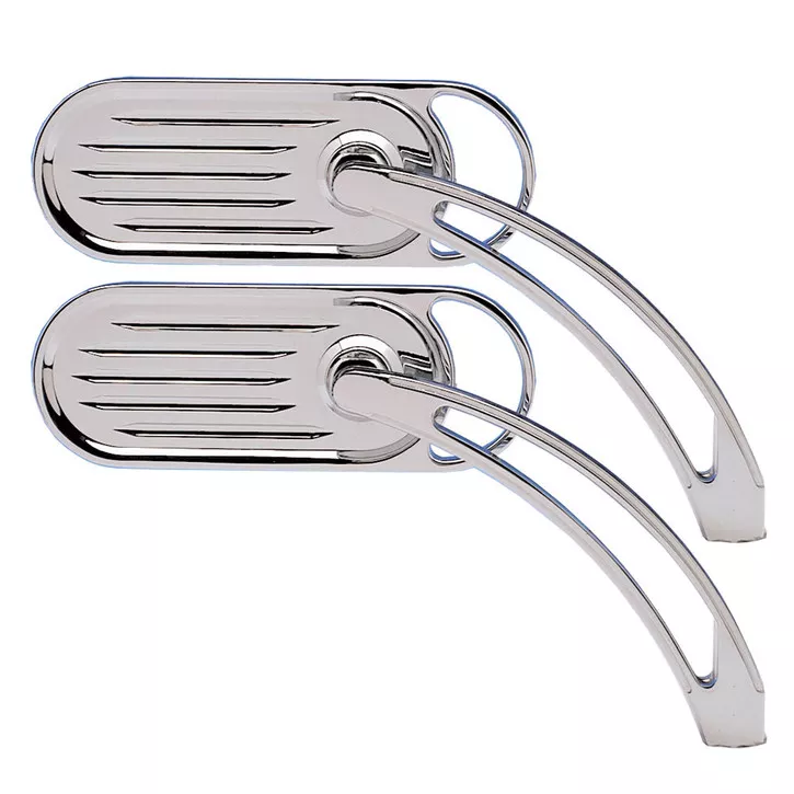 Arlen Ness Slingshot Grooved Mirror - Chrome