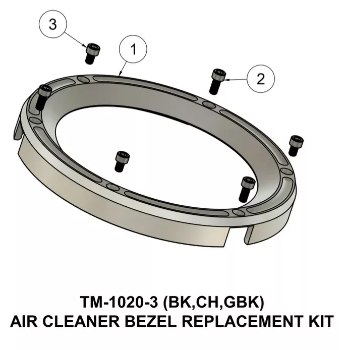Assault Air Cleaner Bezel Replacement Kit