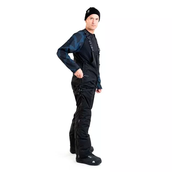 BIB PANT TREELINE MEN SHELL BK/GY M
