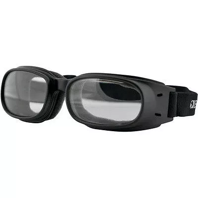 Bobster Piston Clear Lens Goggles Motorcycle Glasses