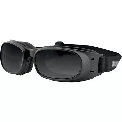 Bobster Piston Smoked Lens Goggles Motorcycle Glasses
