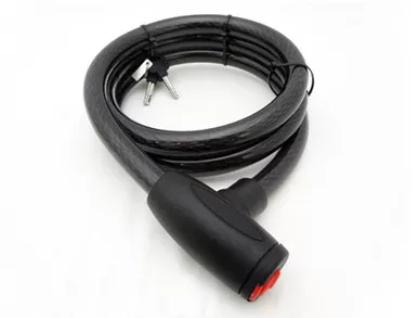 Cable Lock Size: Length 70" x 13/16 (diameter).
