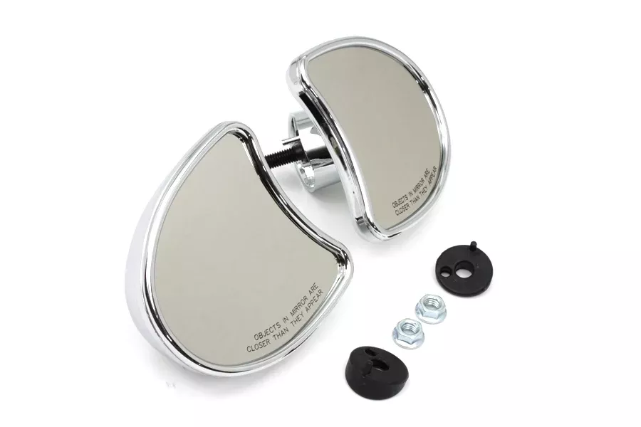 Chrome Fairing Mount Mirrors For Harley-Davidson Touring 2014 And Later