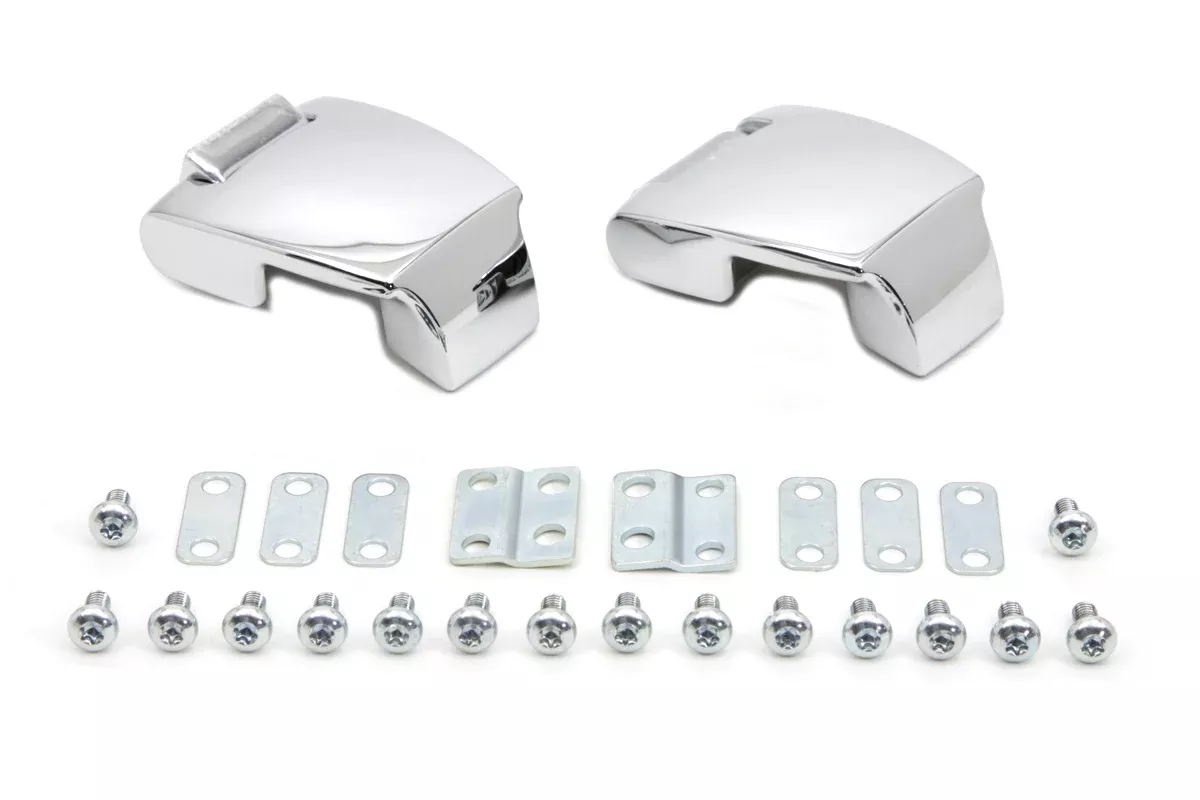 Chrome Premium Tour-Pak Hinges For Harley-Davidson