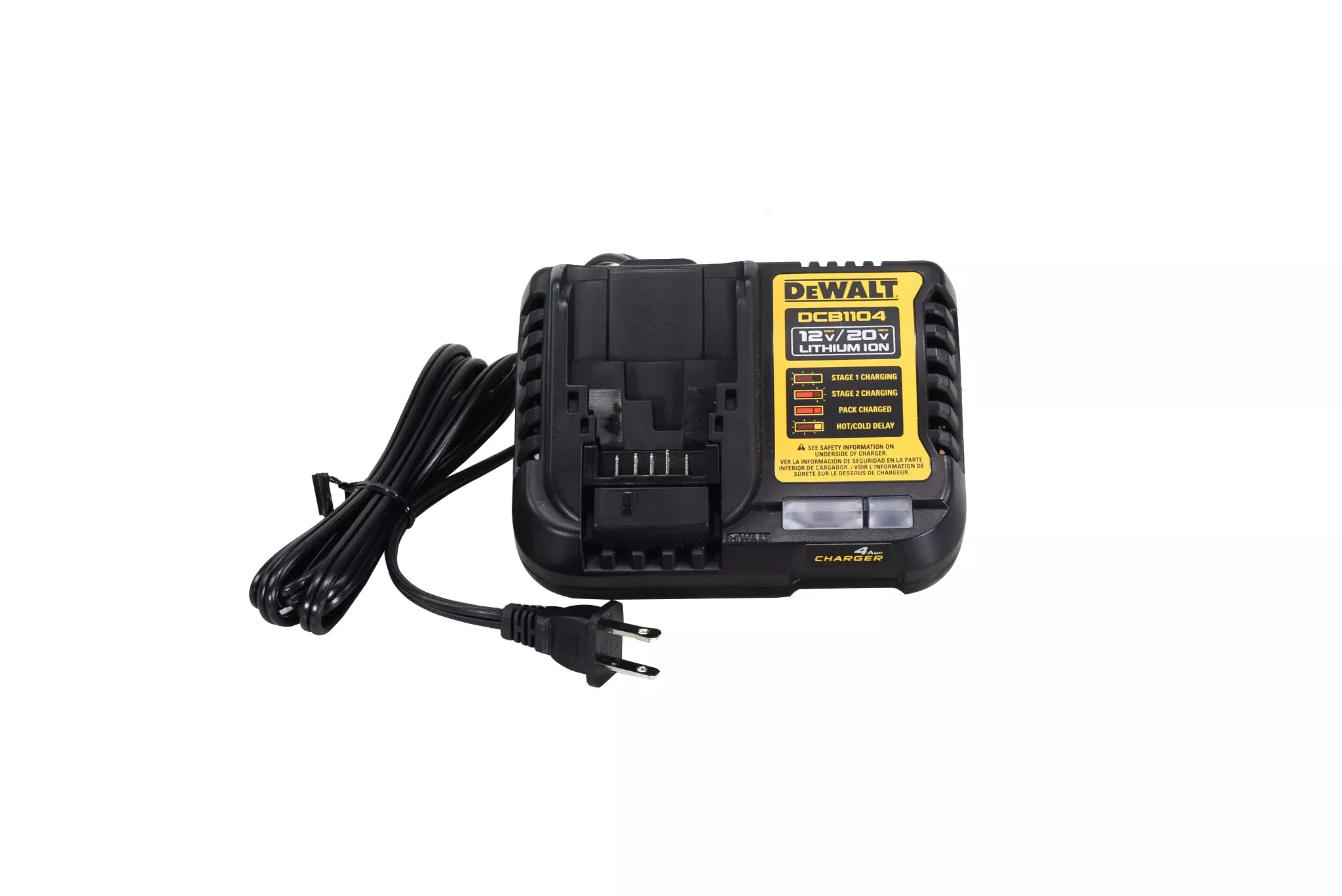 DeWalt DCB1104-NBX 12V MAX* /20V MAX* 4 Amp Charger