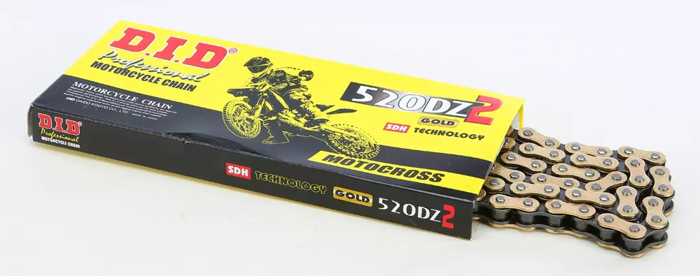 DID Hi-Performance 520DZ2-120 Racing Chain (Gold)
