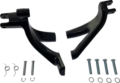 DRAG SPECIALTIES Conversion Mount - Gloss Black - FL D35-0224GB-1