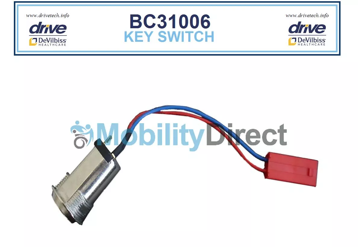 Drive Medical Scout and Bobcat Key Switch Replacement
