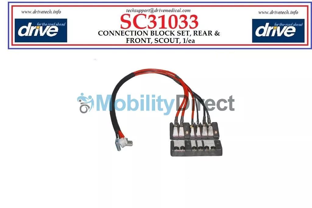 Drive Medical Scout Front & Rear Block Set Connection