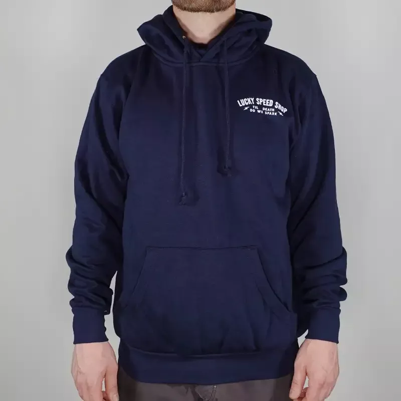 Elevated Hoodie W/ Neck Gaiter – Navy Blue