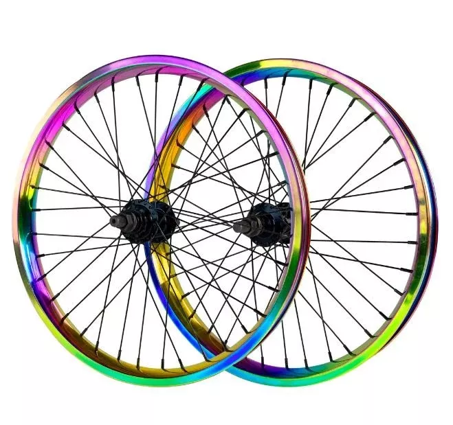 Elite BMX Replacement 20" Wheelset for BMX Bikes, Multi-Colors