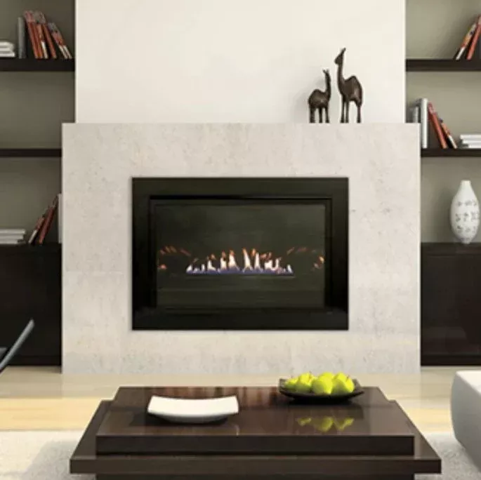 Empire LOFT VFLC20 Small Vent-Free Fireplace Insert Black Reflective Liner
