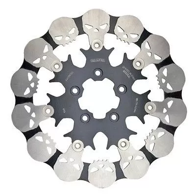 Floating Brake Disc For Harley-Davidson Galfer Skull Wave Floating Front Disk