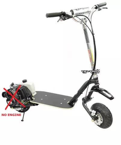 Go-Ped GTR46 Interceptor ROLLER Folding Scooter, No Engine