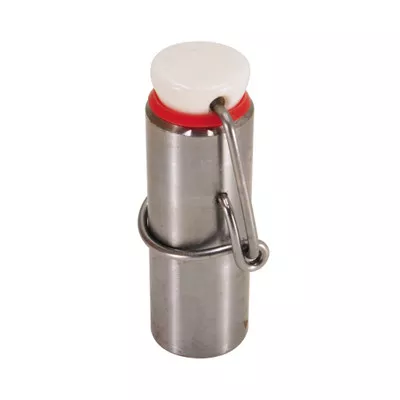 “Grolsch” Style Oil Bag Tank Filler Neck w/ Ceramic Clasp Cap - Steel