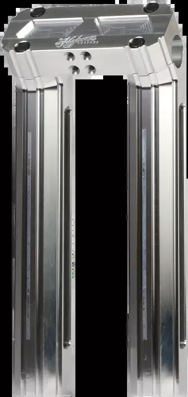 H/d Billet Risers 10″ Raw Kickback