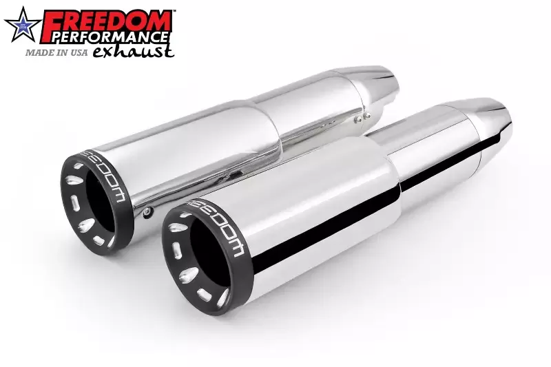 HARLEY 4.5″ 2-STEP SLIP-ONS FOR SOFTAIL M8 ONLY (FPE HEADERS ONLY) BUNDLE
