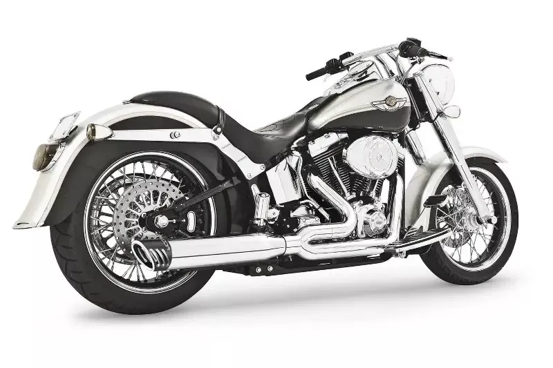 HARLEY SOFTAIL 4″ UNION 2-INTO-1 RIGHT-SIDE ONLY 1986-2017