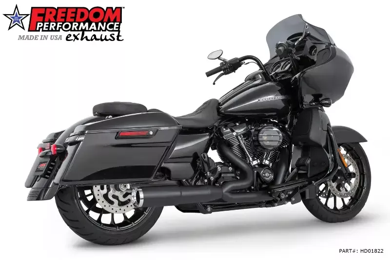 HARLEY TOURING 4.5″ 2 STEPPED MID UNION 2-INTO-1 RIGHT-SIDE ONLY 2017-PRESENT
