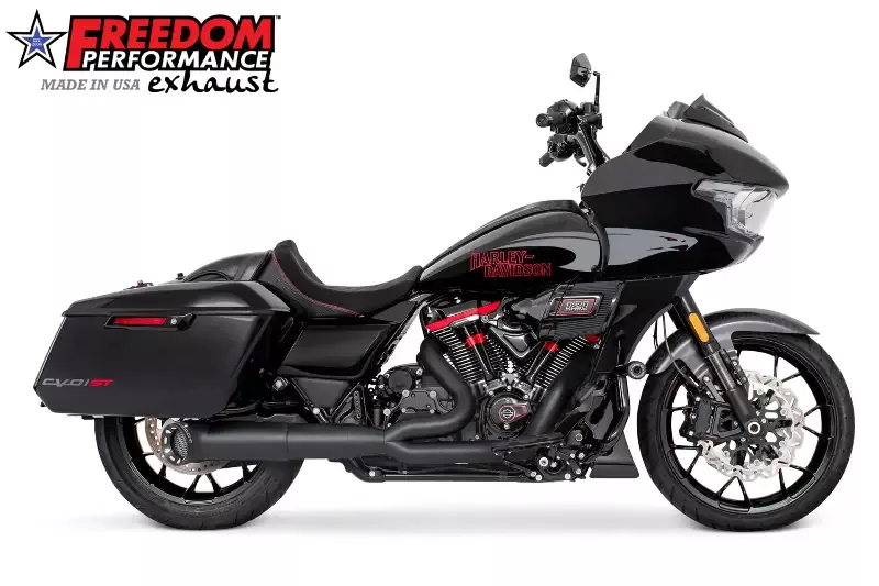 HARLEY TOURING 4.5″ 2 STEPPED MID UNION 2-INTO-1 TURNOUT BUNDLE 2017-PRESENT