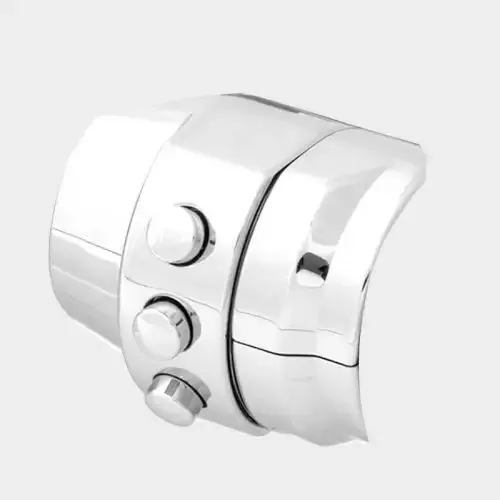 Hawg Halters 2 Button Switch Housing Assemblies Chrome – Sold as a set