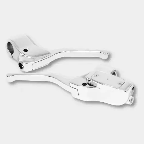 Hawg Halters Brake Master Cyl Assm 9/16″ Single Disc Chrome