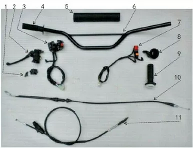 Hawk 250 DLX Clutch cable